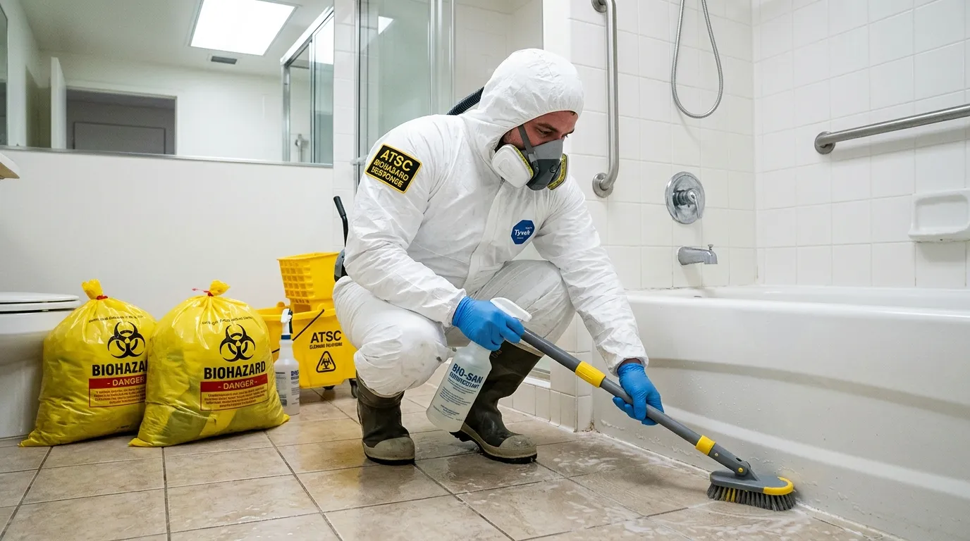 Decontamination equipment deployed for Blood Cleanup in Pottstown